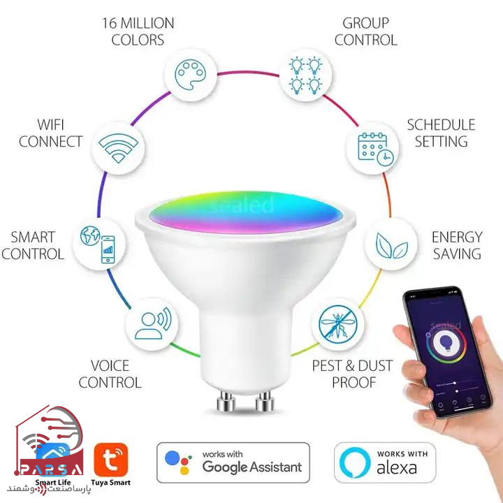 لامپ RGB هوشمند تویا HC Pro مدل RGBB2 2